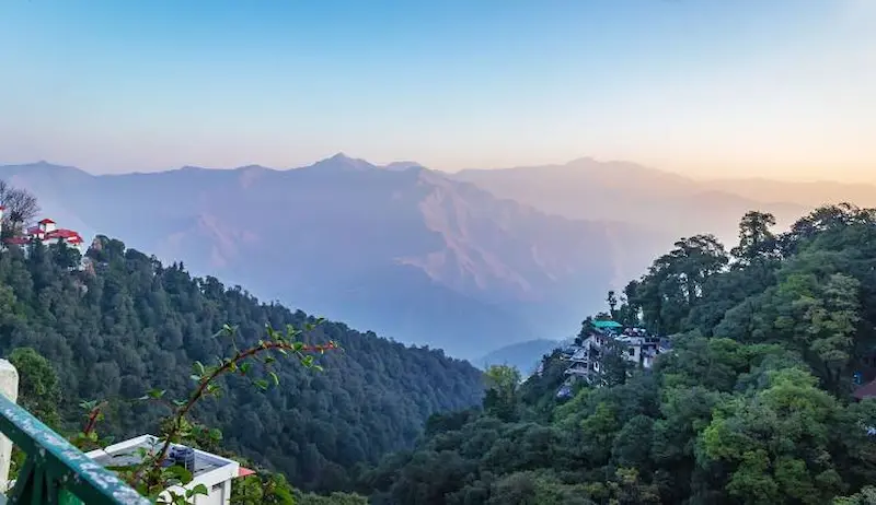 Mountain retreat verandah in Mussoorie — the primary location for creative healing retreats