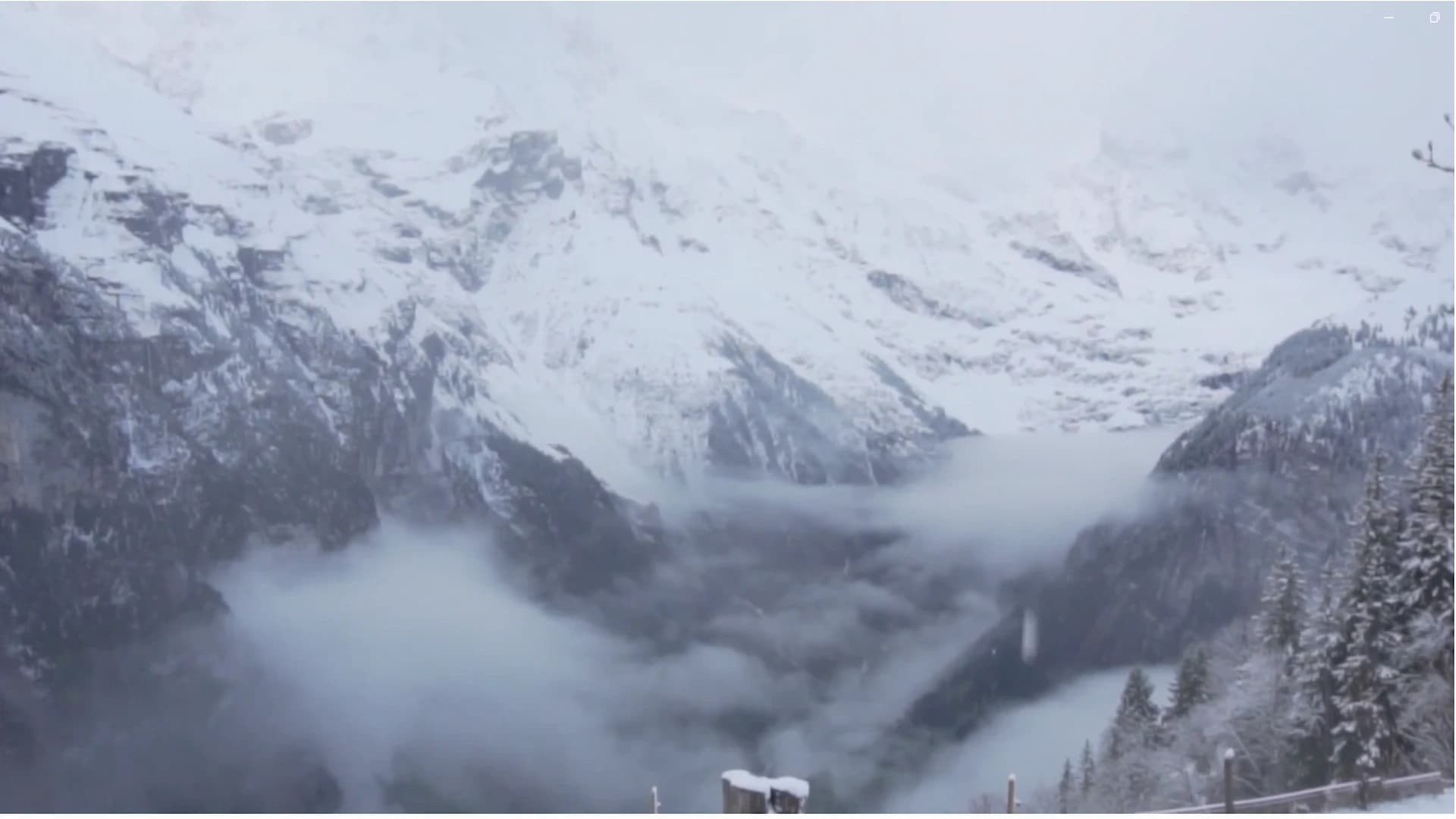The famous Auli ropeway traversing the deep valleys above Joshimath