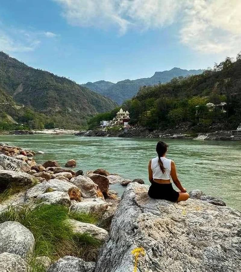 Deep rest after a sound bath — the stillness that follows vibrational healing at a mountain retreat
